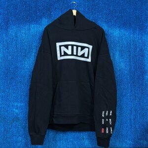 Nine Inch Nails Logo Peel It Back Tour 2025 Band Hoodie XXL